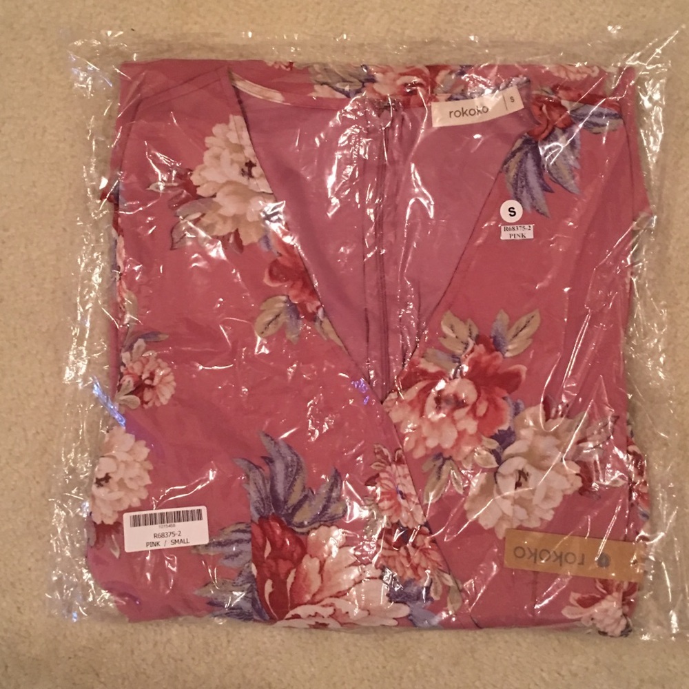 Rokoko Floral Print Tie Sleeve Dress from Nanamacs - Picture 7 of 8